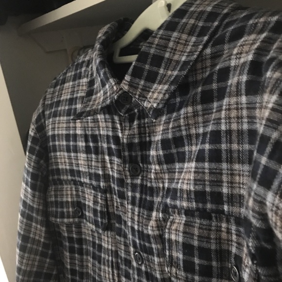 BLUE Flannel size XL - Picture 3 of 4